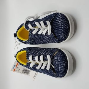 Koala Kids blue and white baby size 6 tennis shoes
